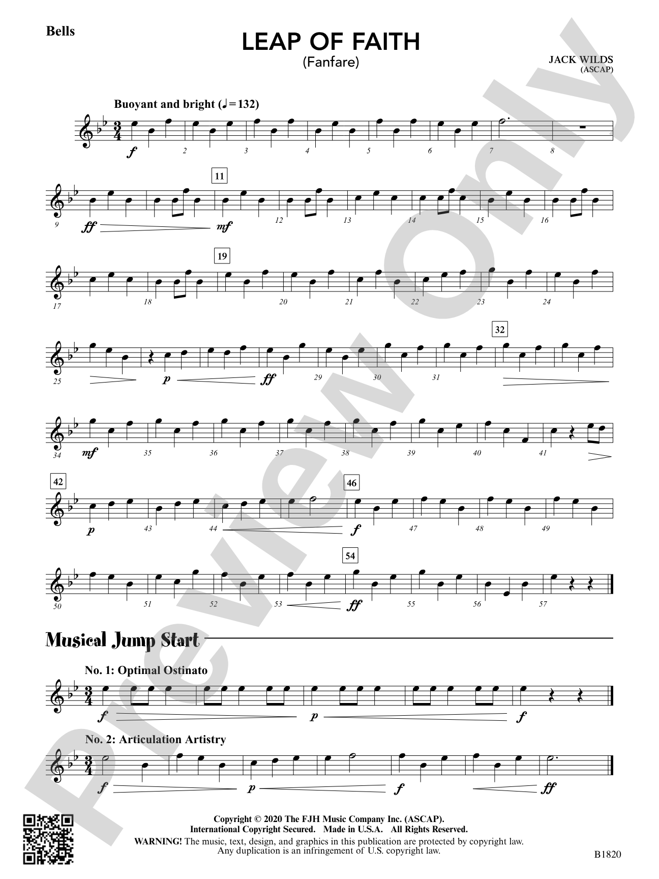 Leap of Faith (Fanfare): Bells