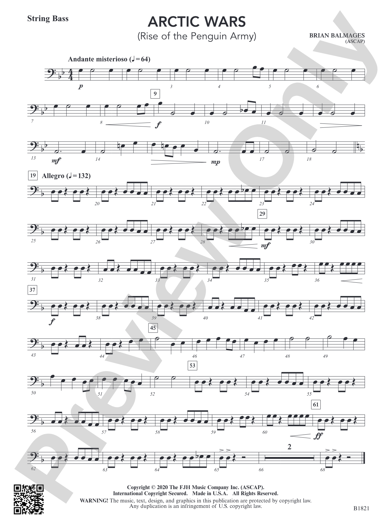 Arctic Wars (Rise of the Penguin Army): String Bass