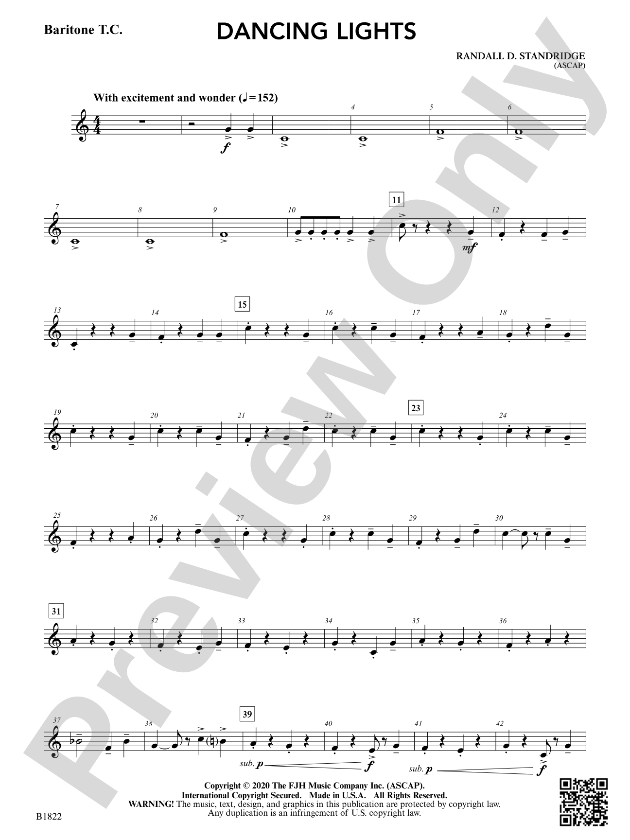 Dancing Lights: Baritone T.C.