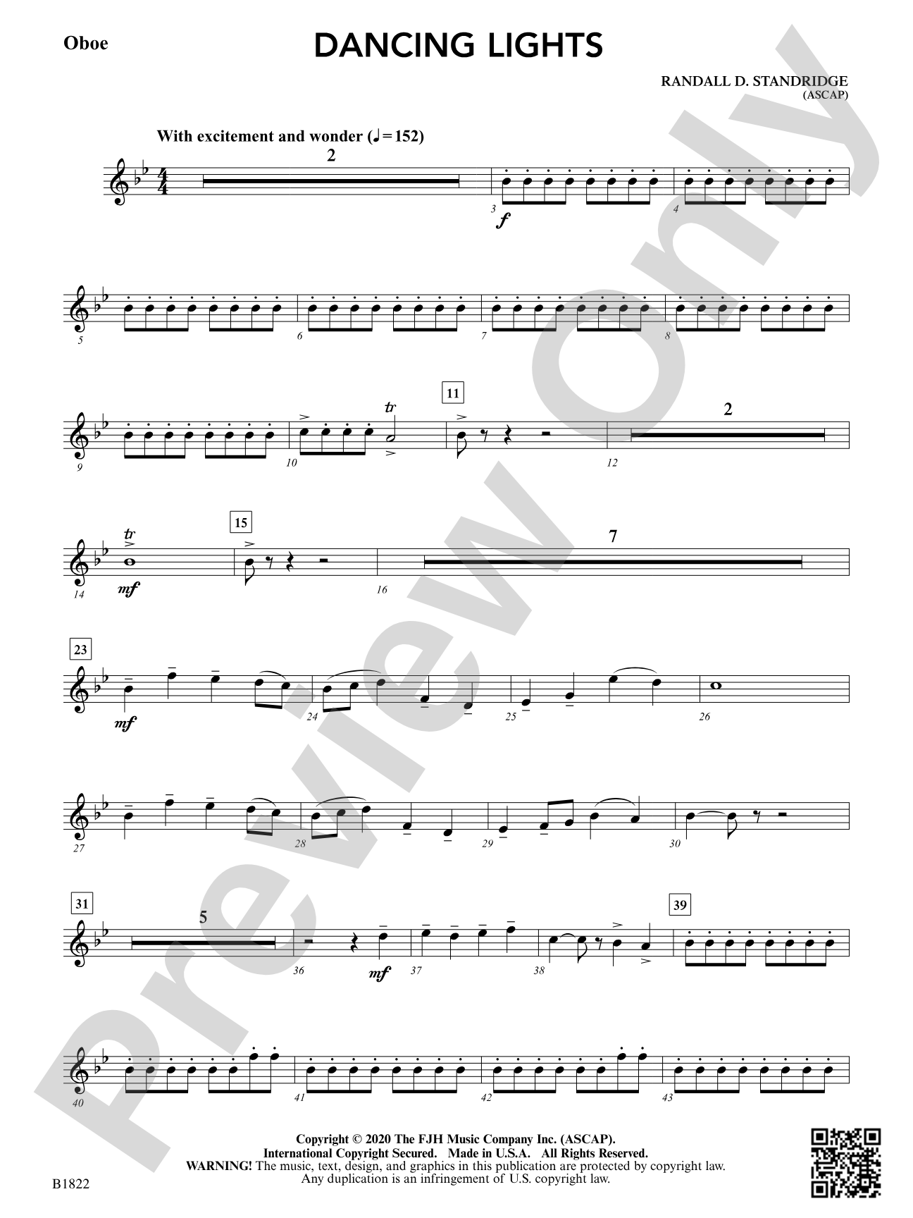 Dancing Lights: Oboe