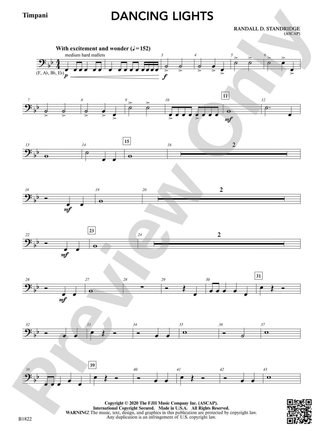 Dancing Lights: Timpani