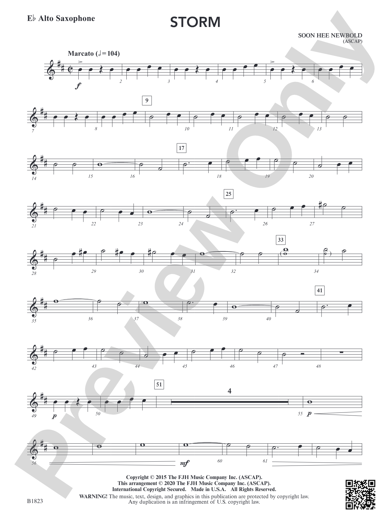 Storm: E-flat Alto Saxophone