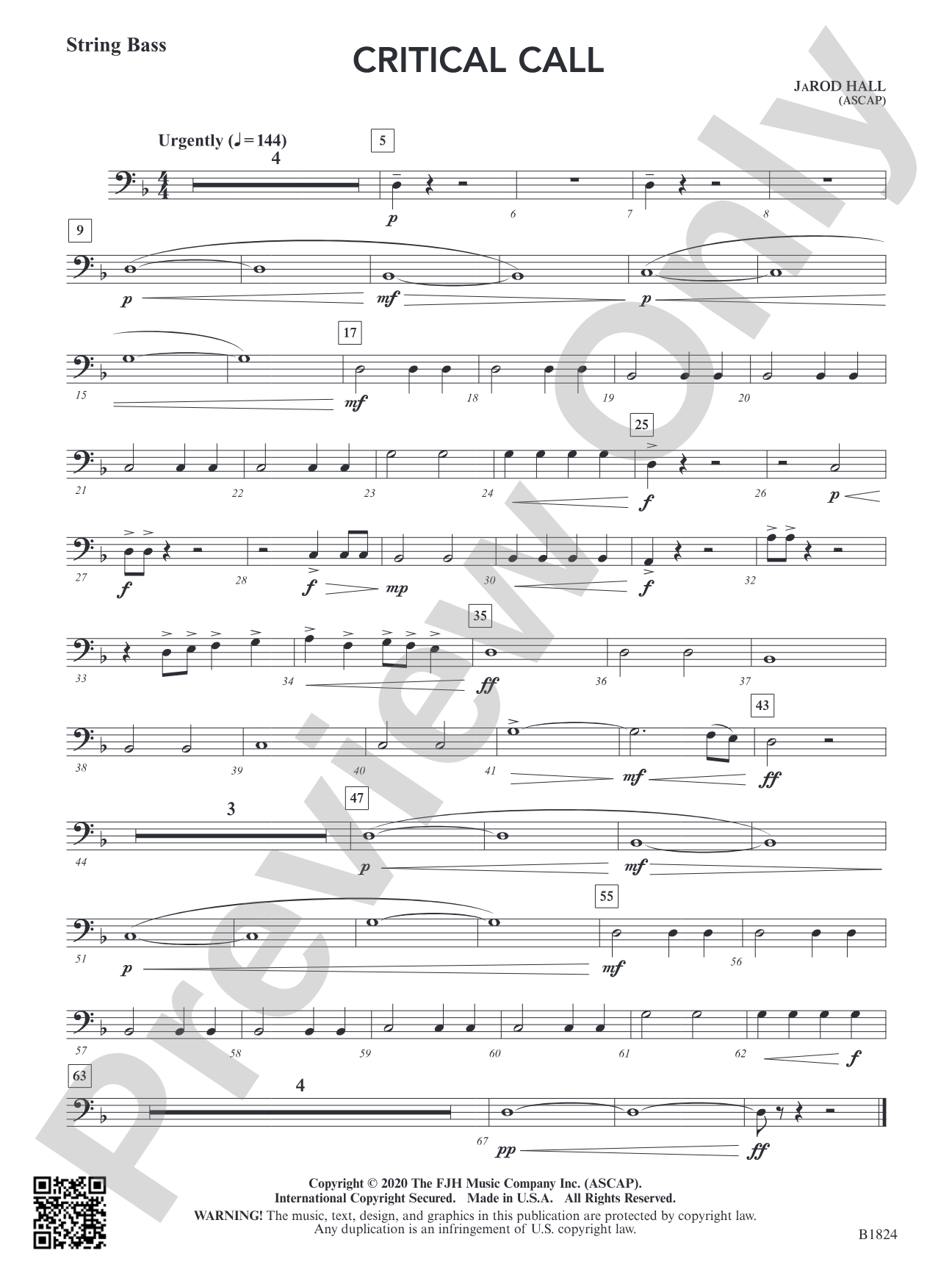 Critical Call: String Bass