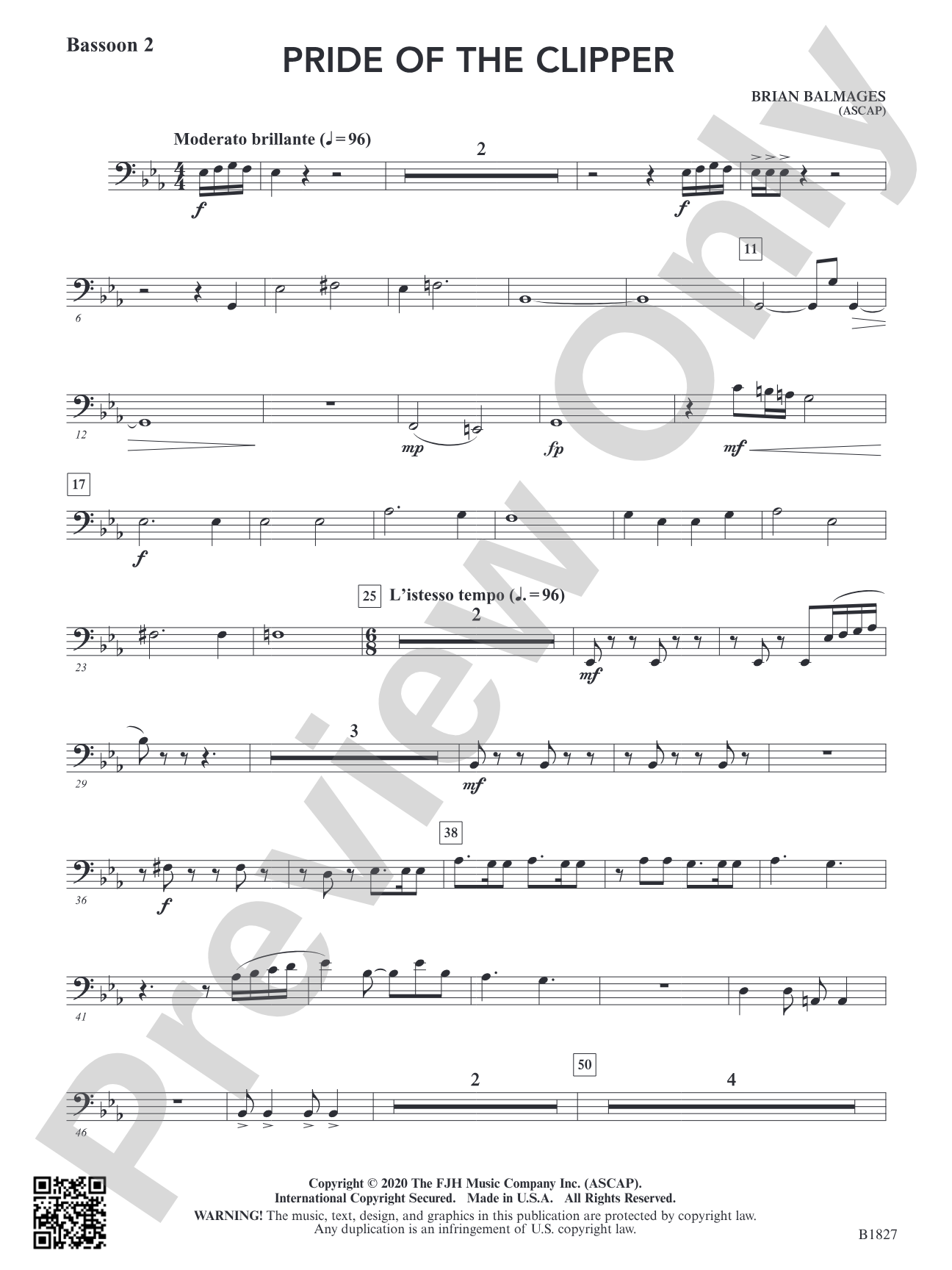 Pride of the Clipper: Bassoon 2
