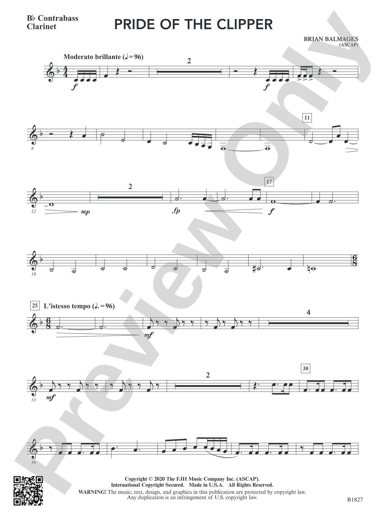 Pride of the Clipper: B-flat Contrabass Clarinet