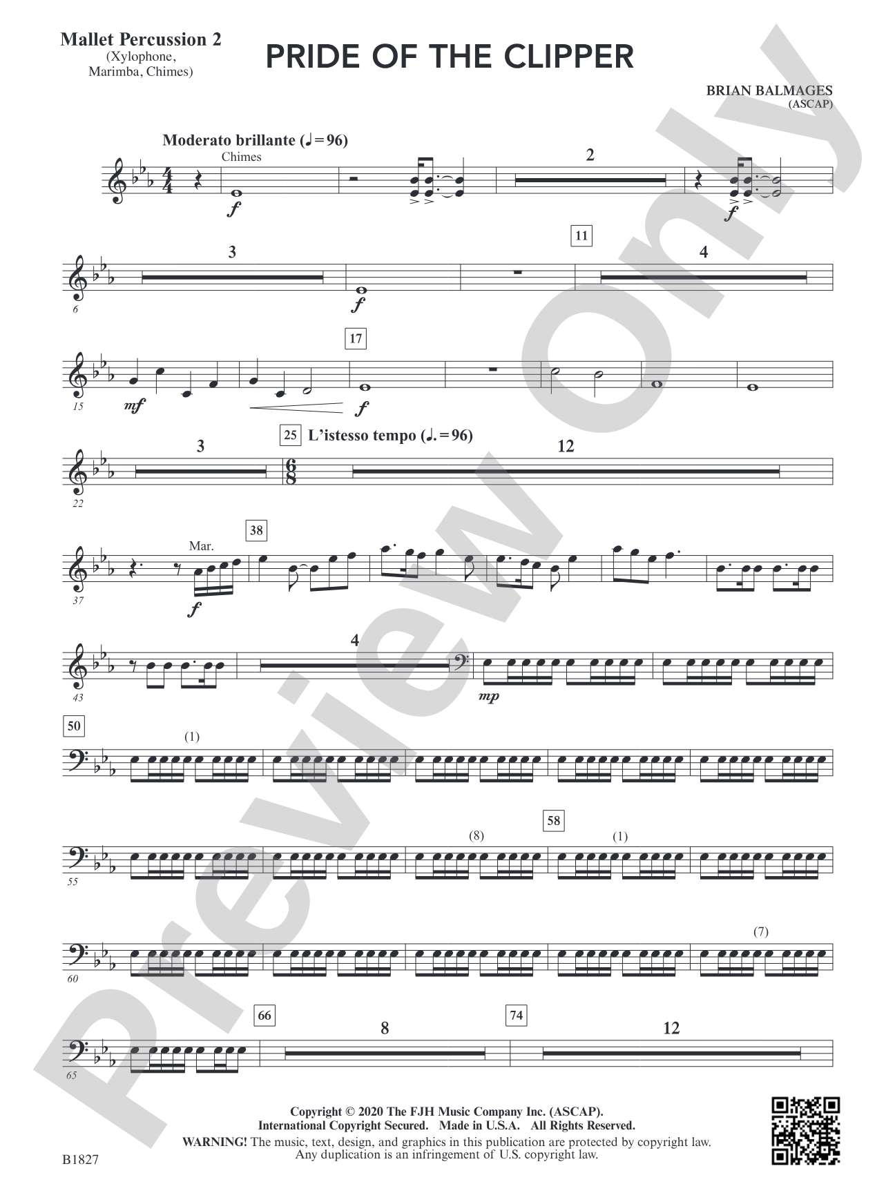 Pride of the Clipper: Mallet Percussion 2