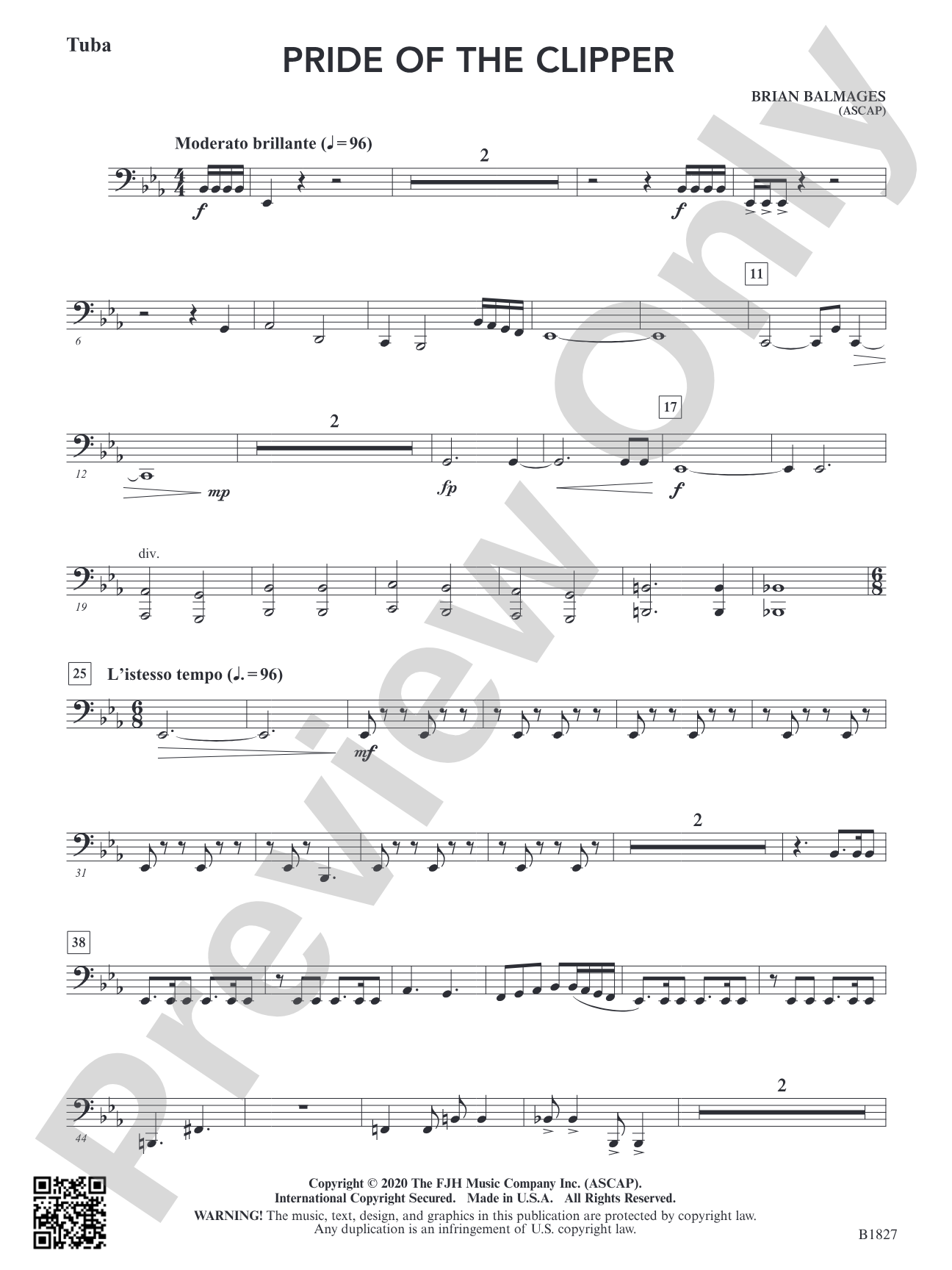Pride of the Clipper: Tuba
