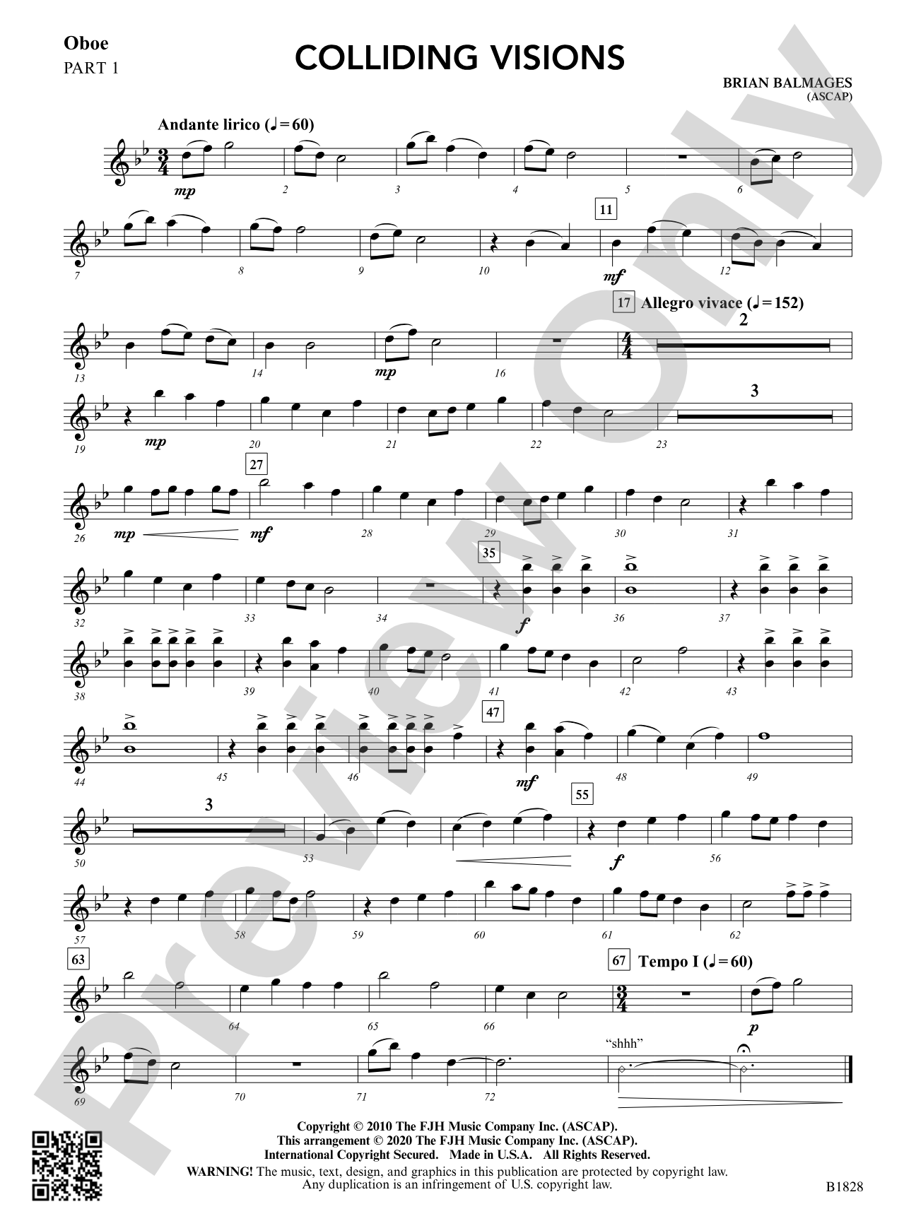 Colliding Visions: Part 1 - Oboe