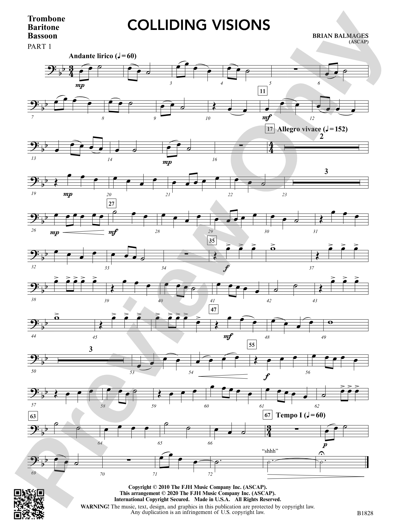 Colliding Visions: Part 1 - Trombone / Euphonium / Bassoon
