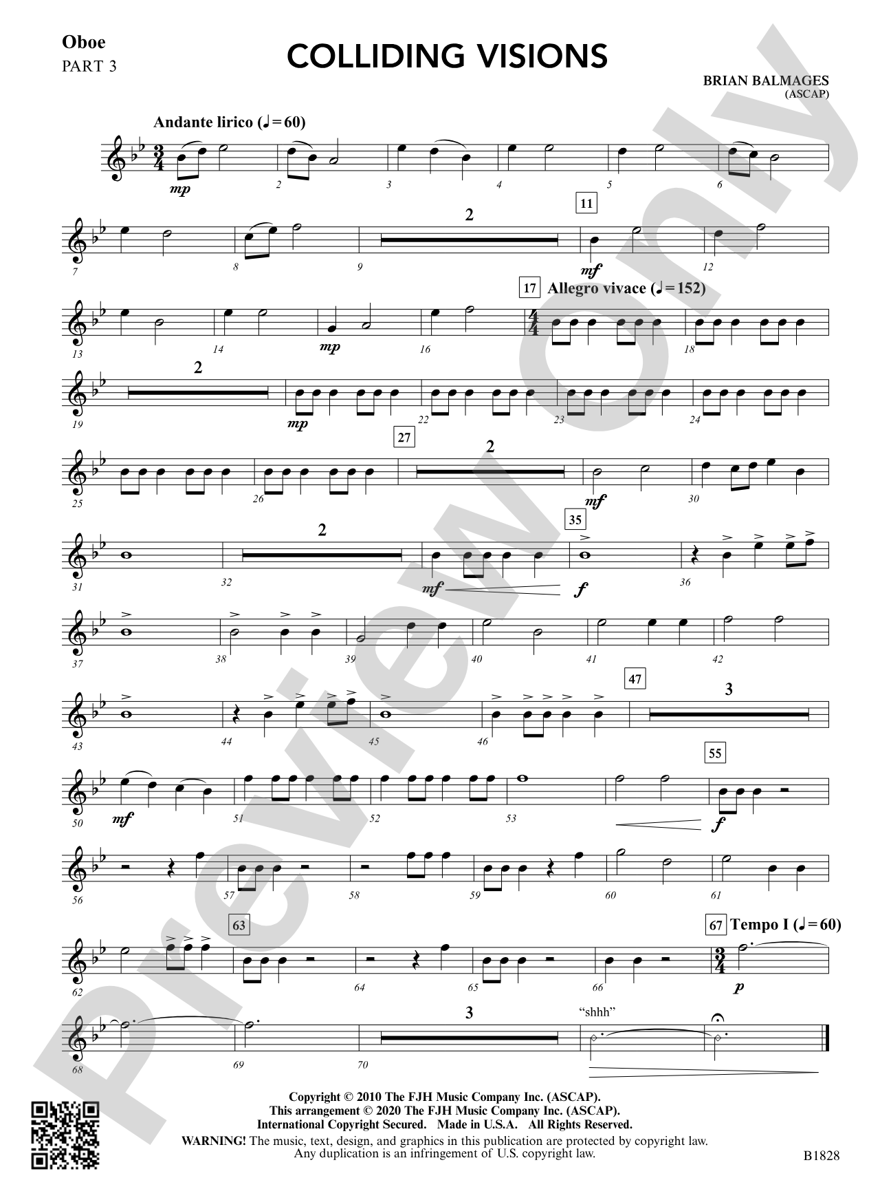 Colliding Visions: Part 3 - Oboe