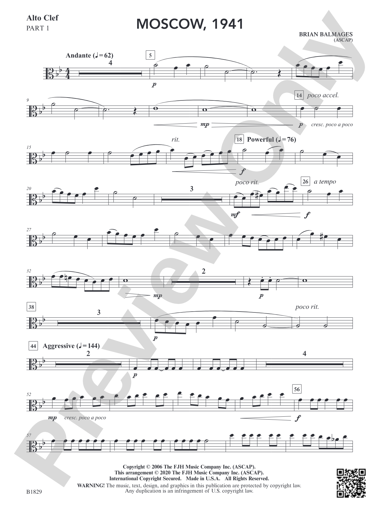 Moscow, 1941: Alto Clef 1