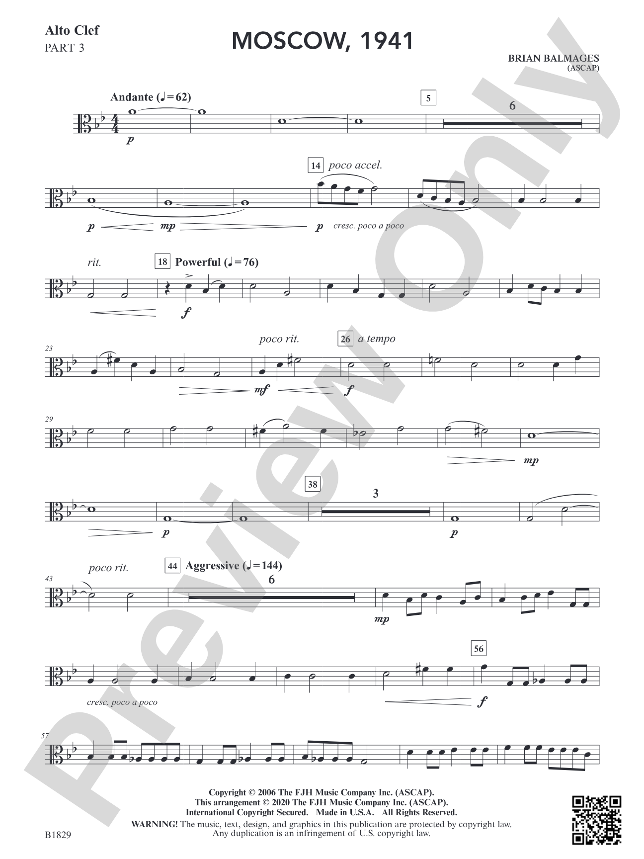 Moscow, 1941: Alto Clef 3