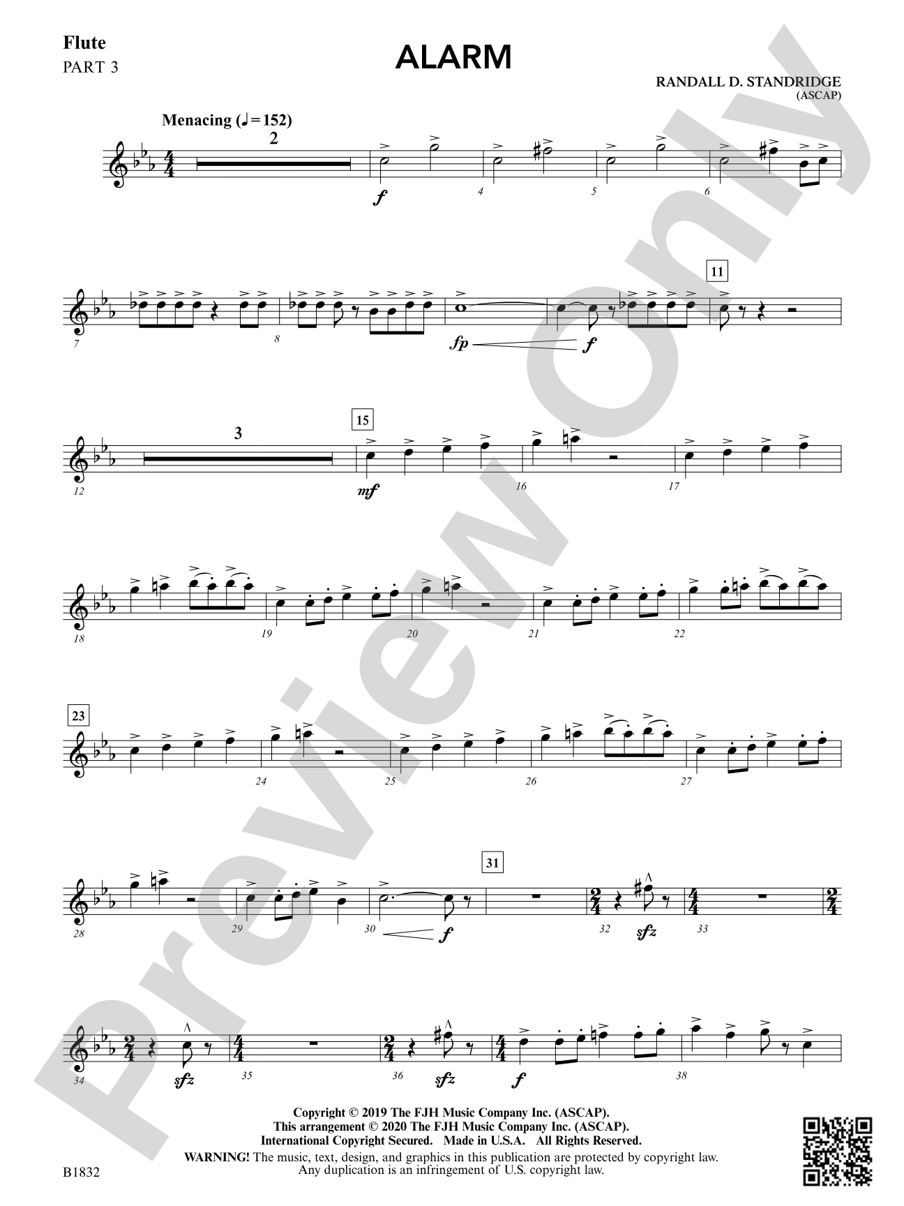 Alarm: Flute 3