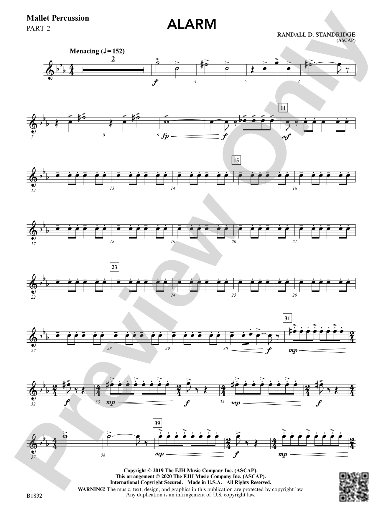 Alarm: Mallet Percussion 2