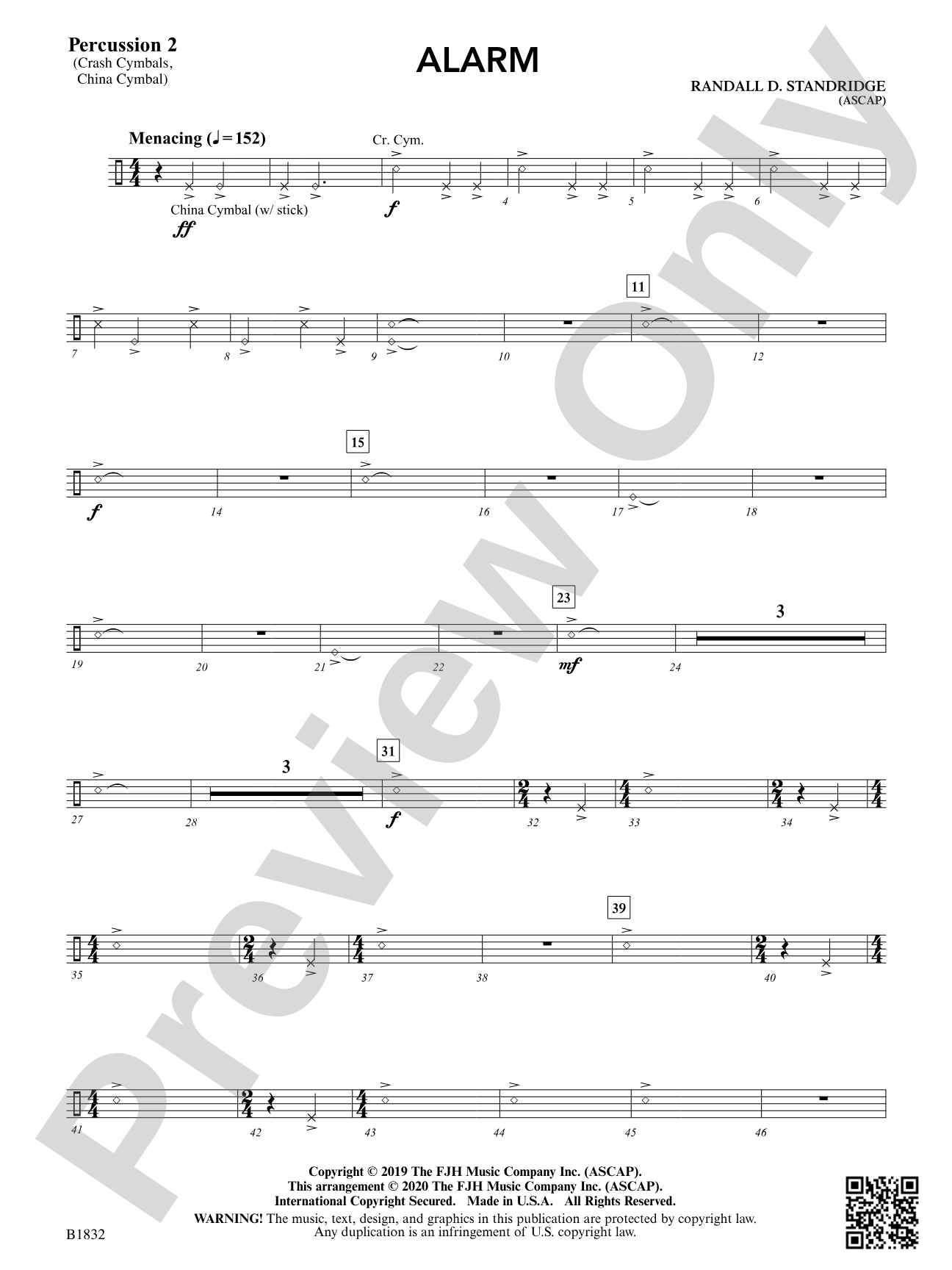 Alarm: Percussion 2