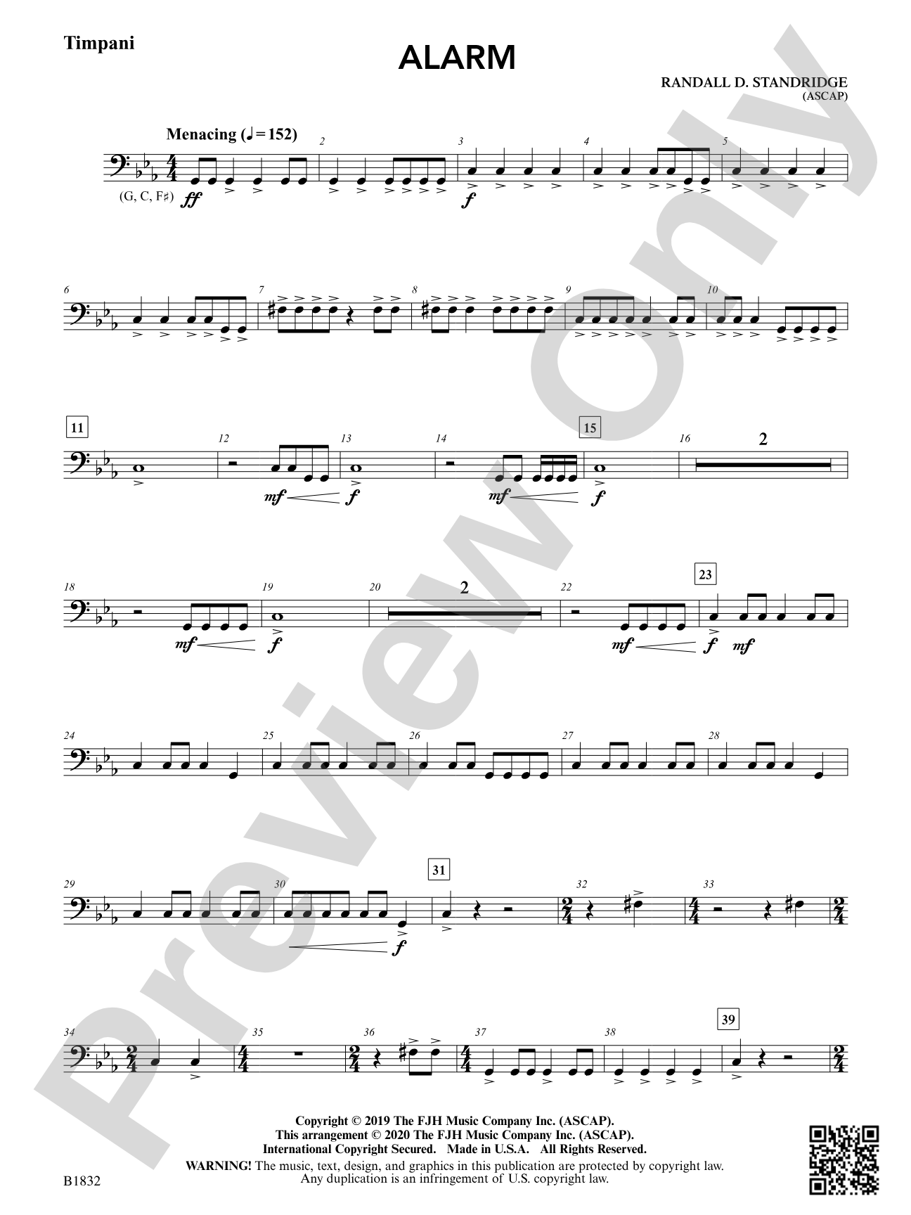 Alarm: Timpani