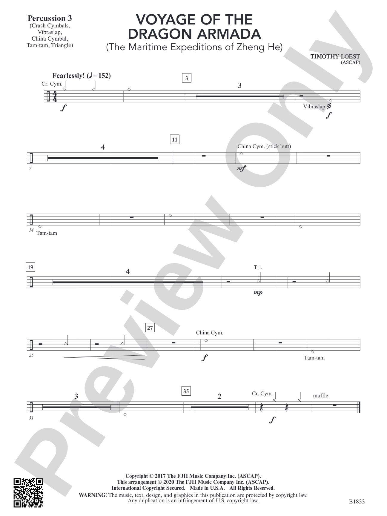 Voyage of the Dragon Armada: Percussion 3