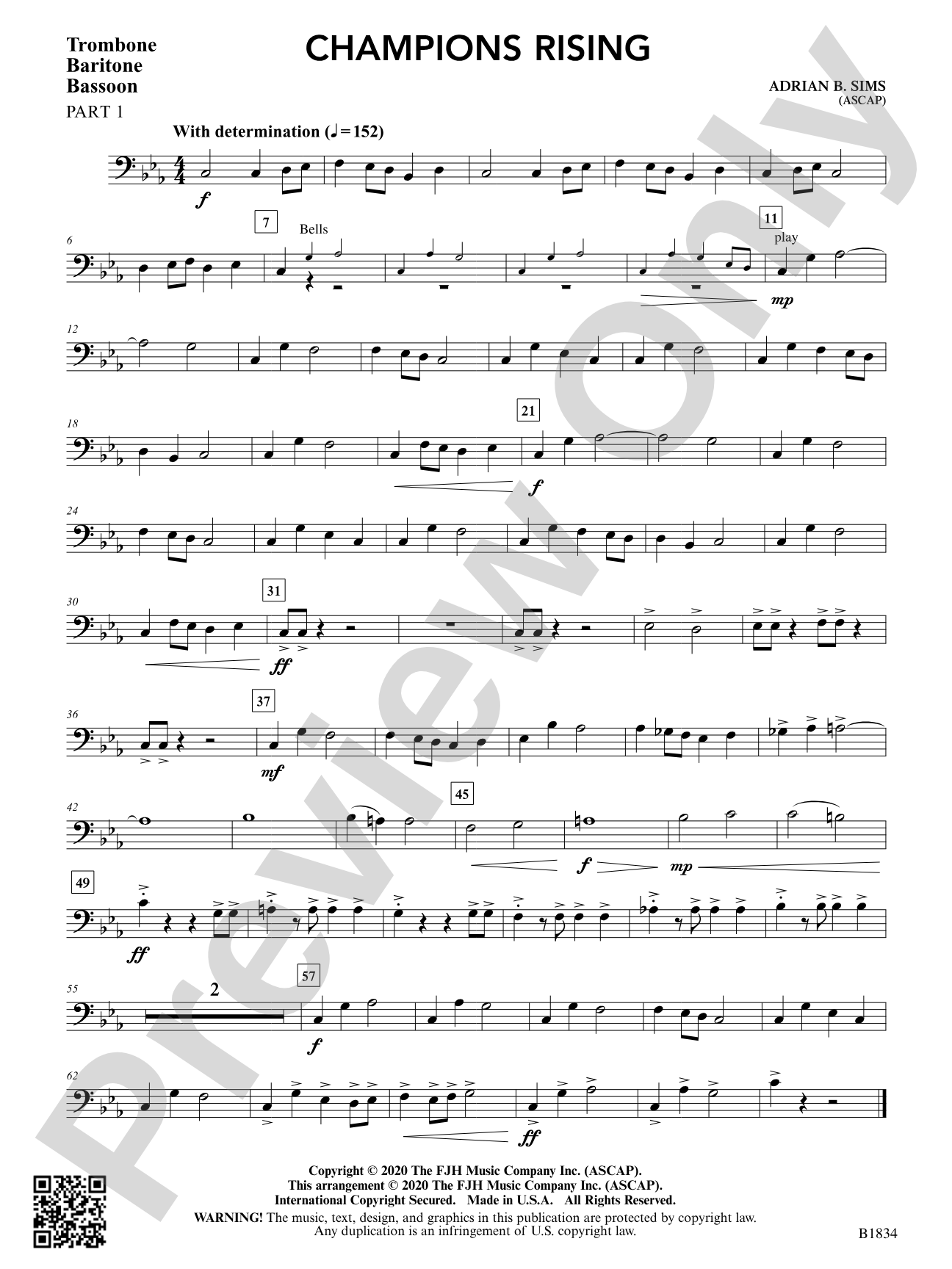 Champions Rising: Part 1 - Trombone / Euphonium / Bassoon