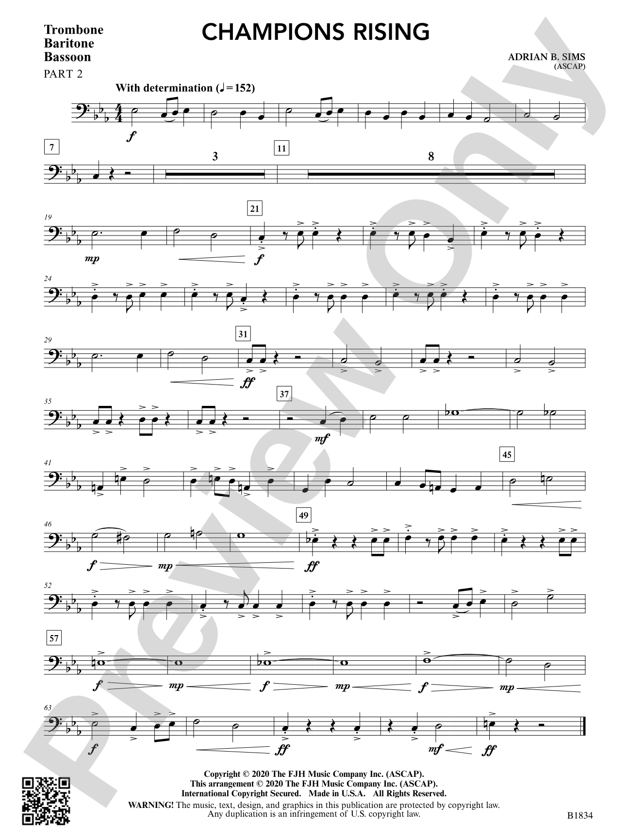 Champions Rising: Part 2 - Trombone / Euphonium / Bassoon