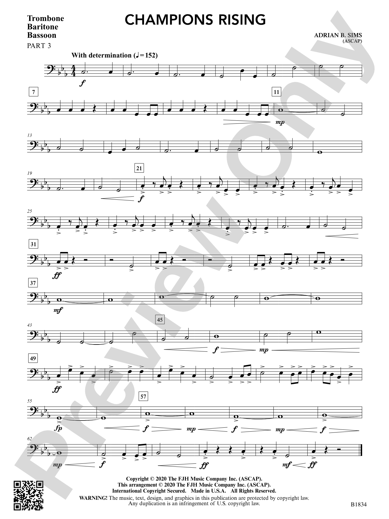 Champions Rising: Part 3 - Trombone / Euphonium / Bassoon