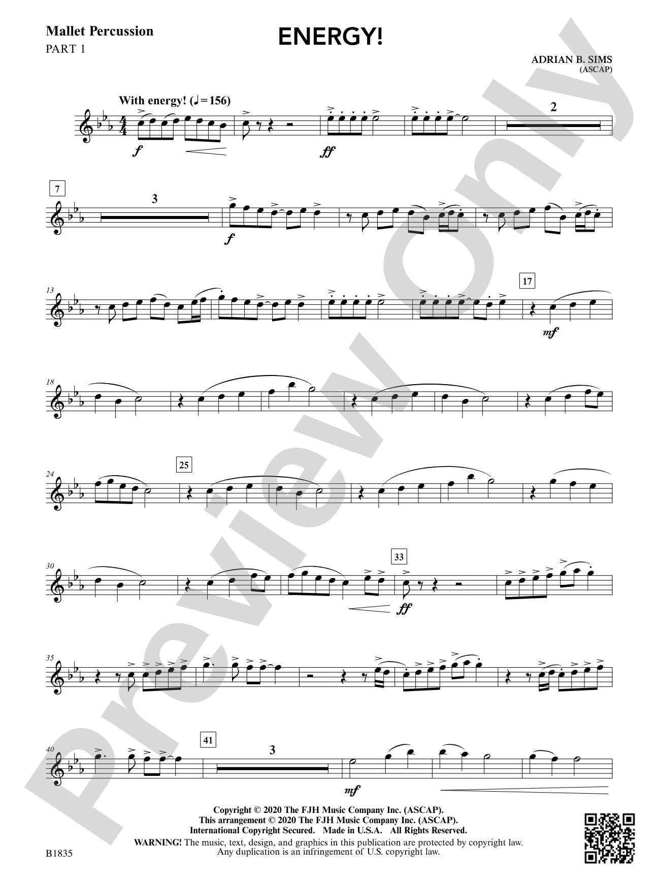 Energy!: Part 1 - Mallet Percussion