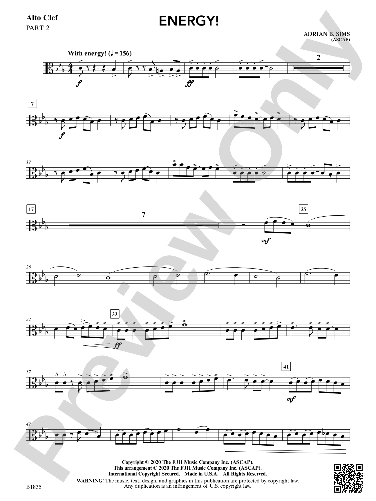 Energy!: Part 2 - Alto Clef