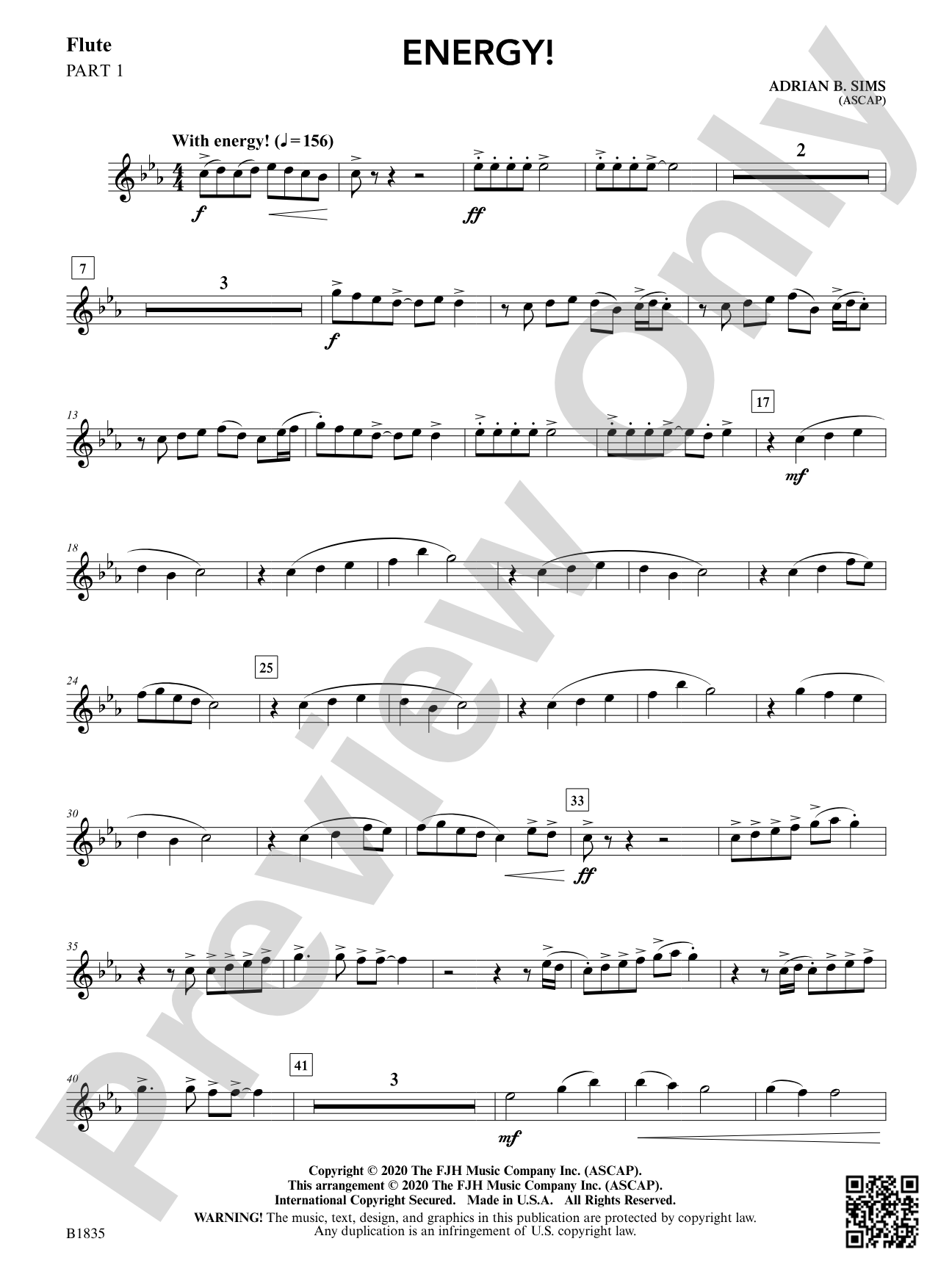 Energy!: Part 1 - Flute