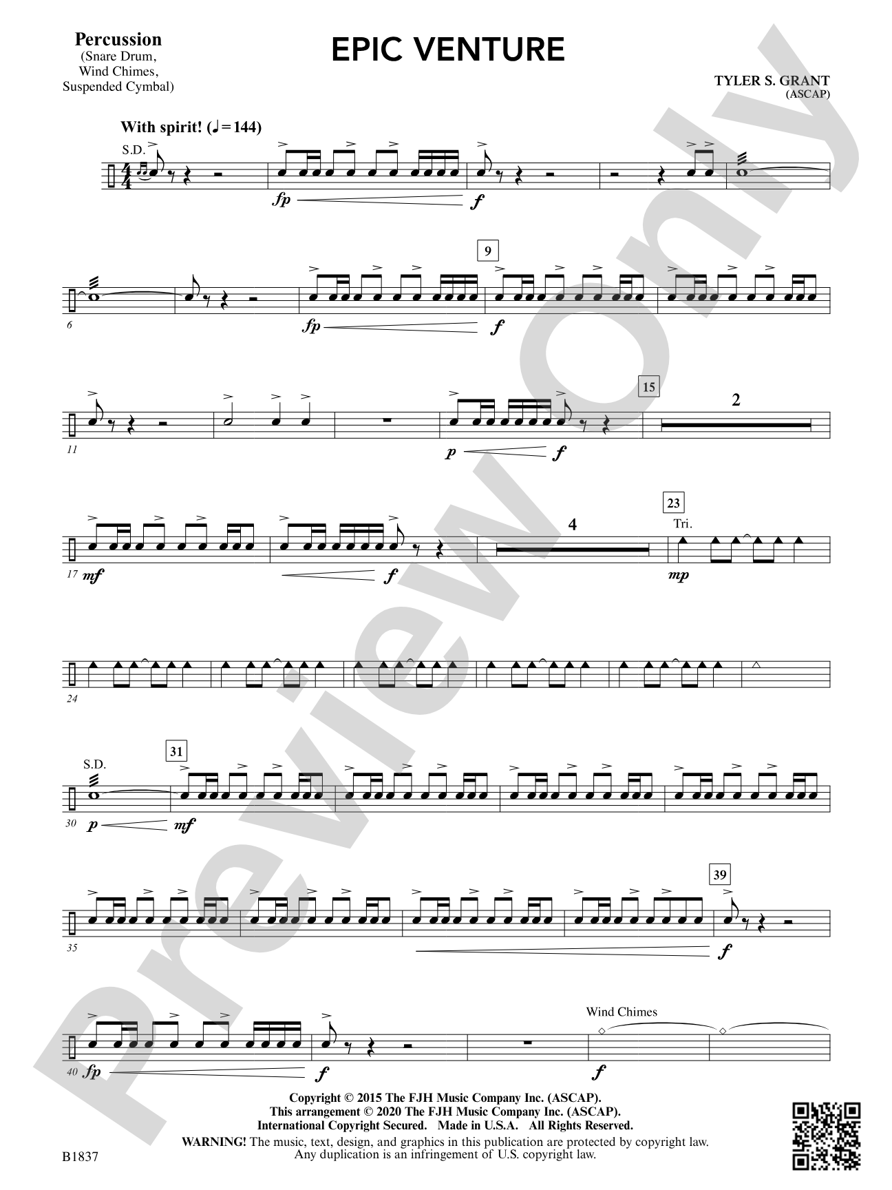 Epic Venture: Percussion