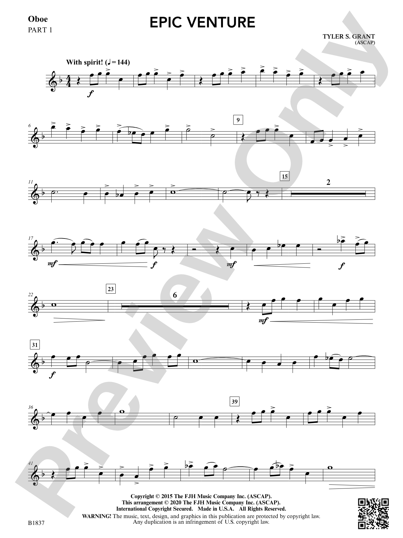 Epic Venture: Part 1 - Oboe