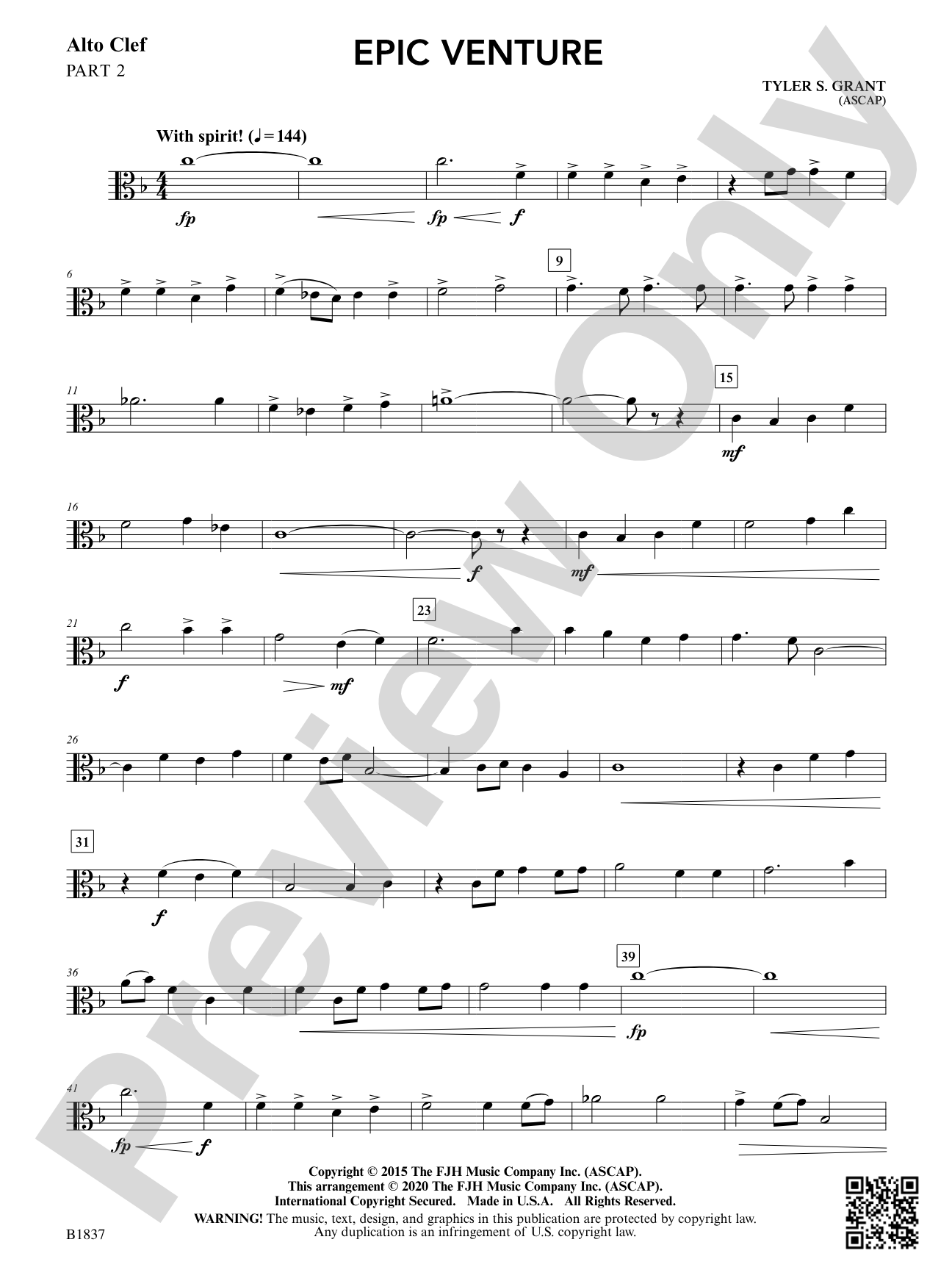 Epic Venture: Part 2 - Alto Clef