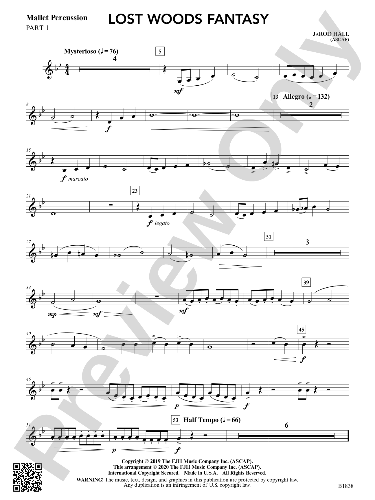 Lost Woods Fantasy: Part 1 - Mallet Percussion