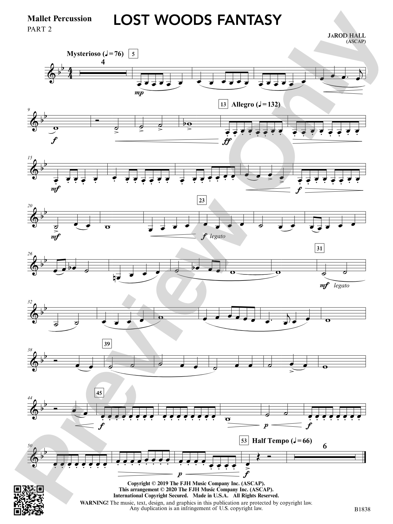 Lost Woods Fantasy: Part 2 - Mallet Percussion
