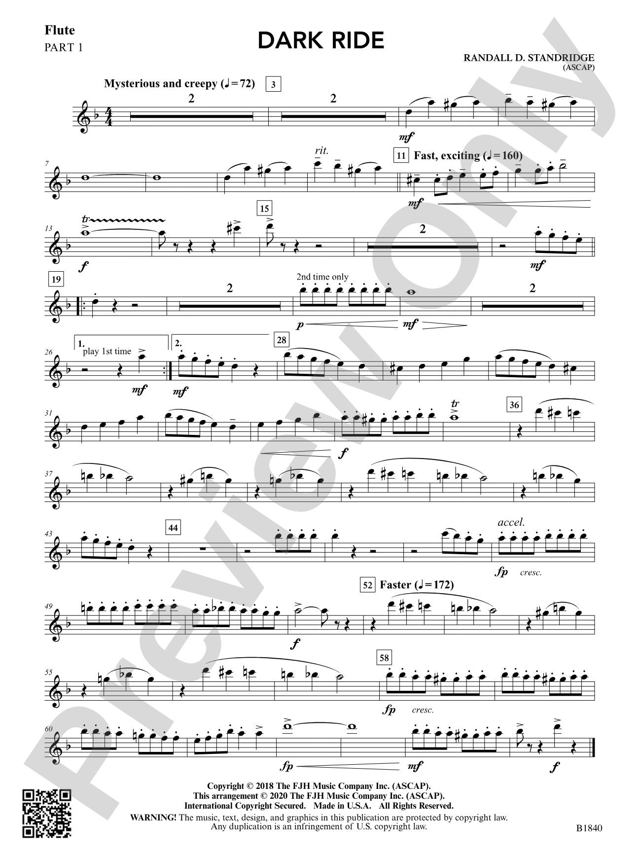 Dark Ride: Part 1 - Flute