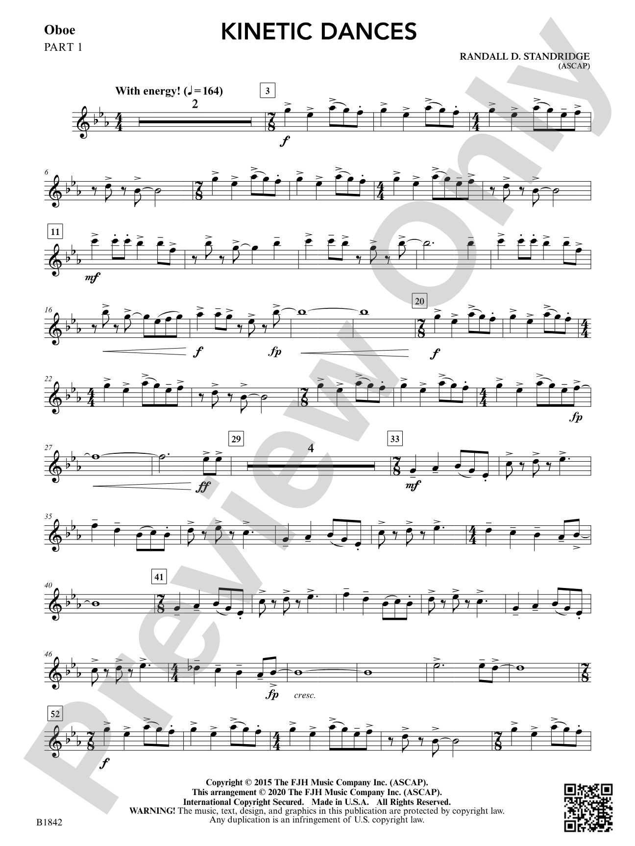 Kinetic Dances: Part 1 - Oboe