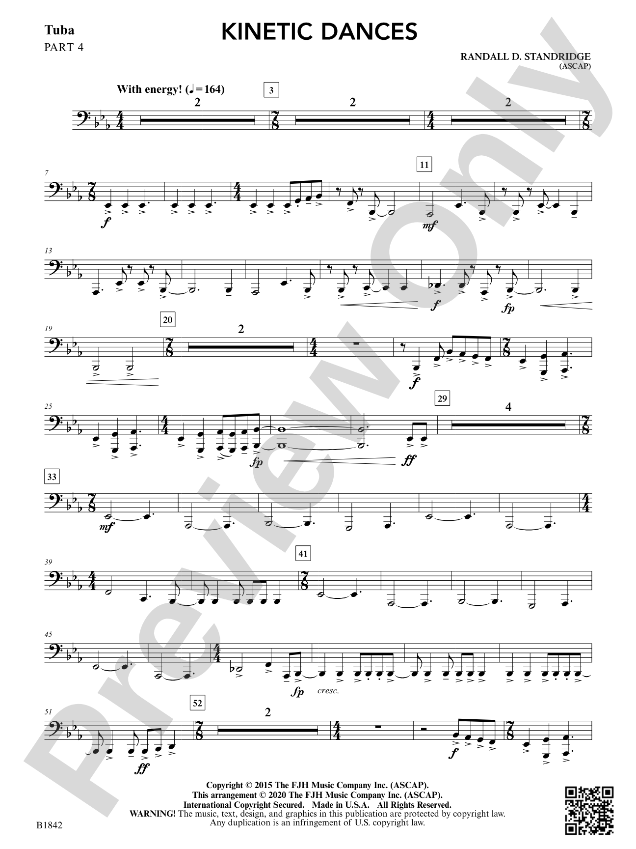 Kinetic Dances: Part 4 - Tuba