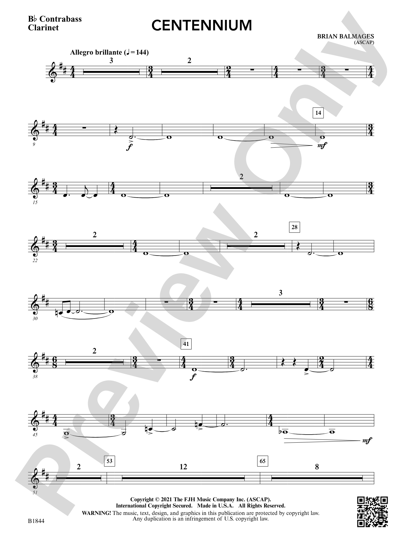 Centennium: B-flat Contrabass Clarinet