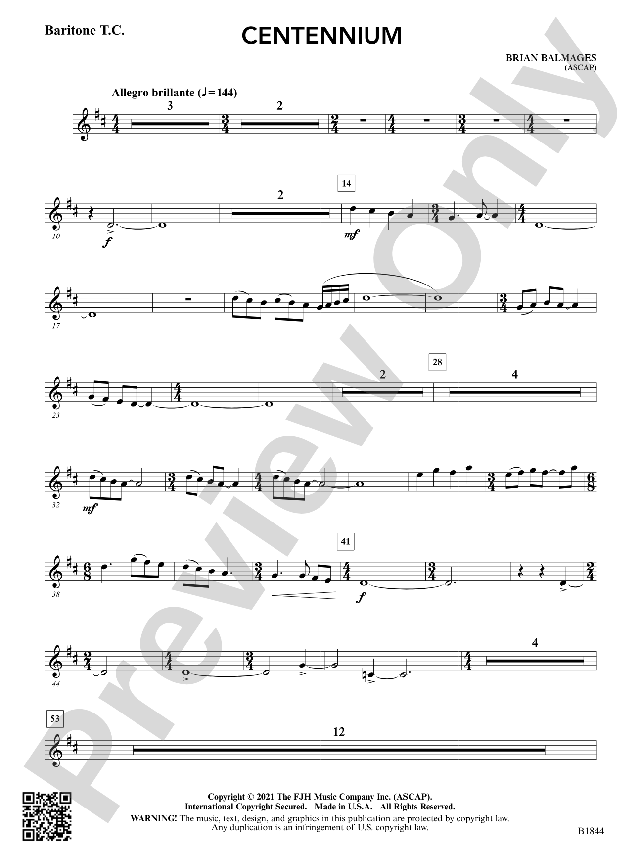 Centennium: Baritone T.C.