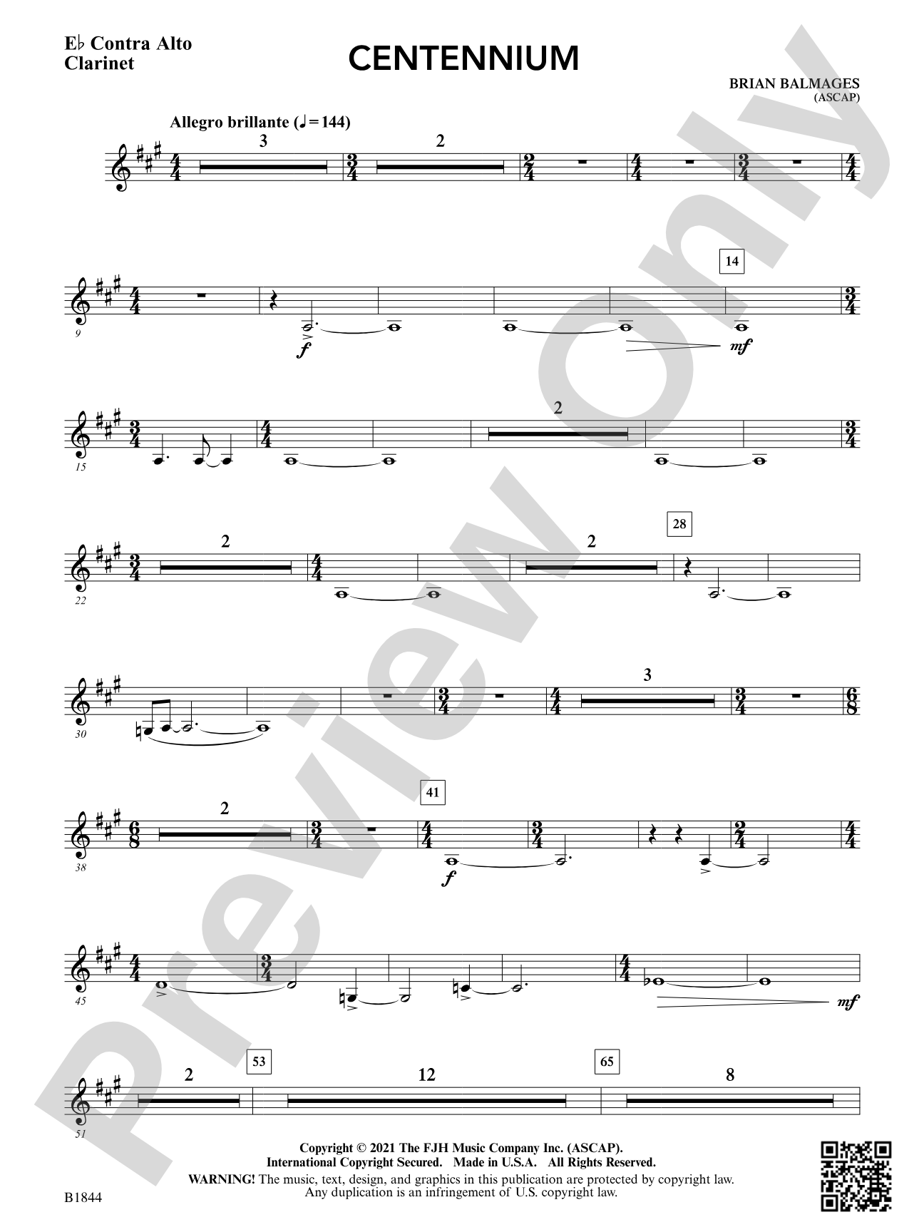 Centennium: E-flat Contra Alto Clarinet