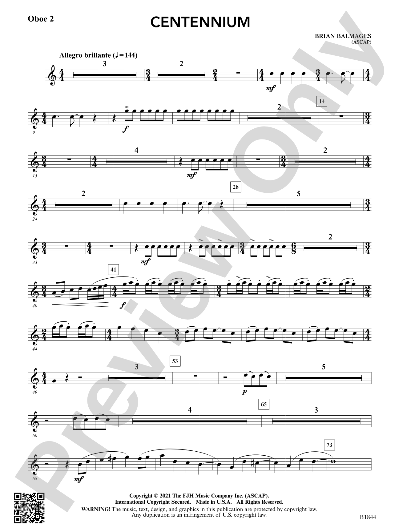 Centennium: Oboe 2