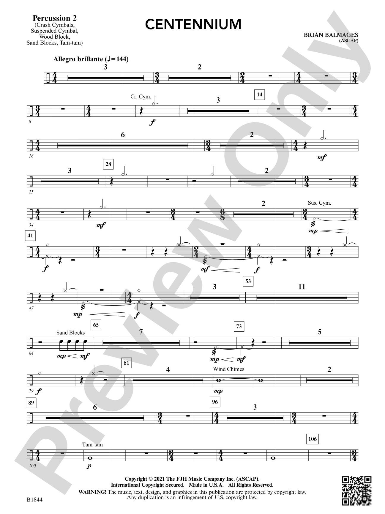 Centennium: Percussion 2