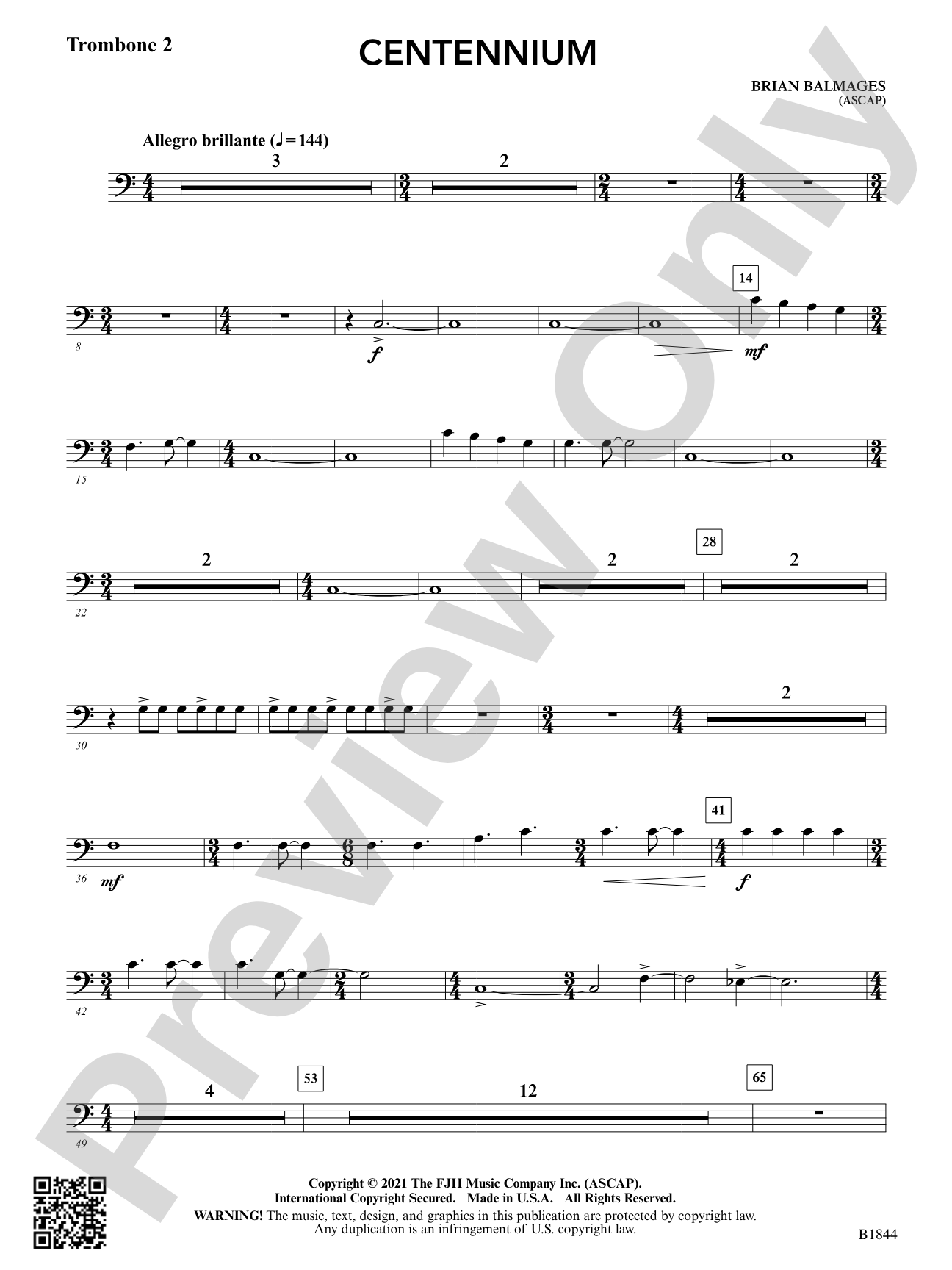 Centennium: Trombone 2