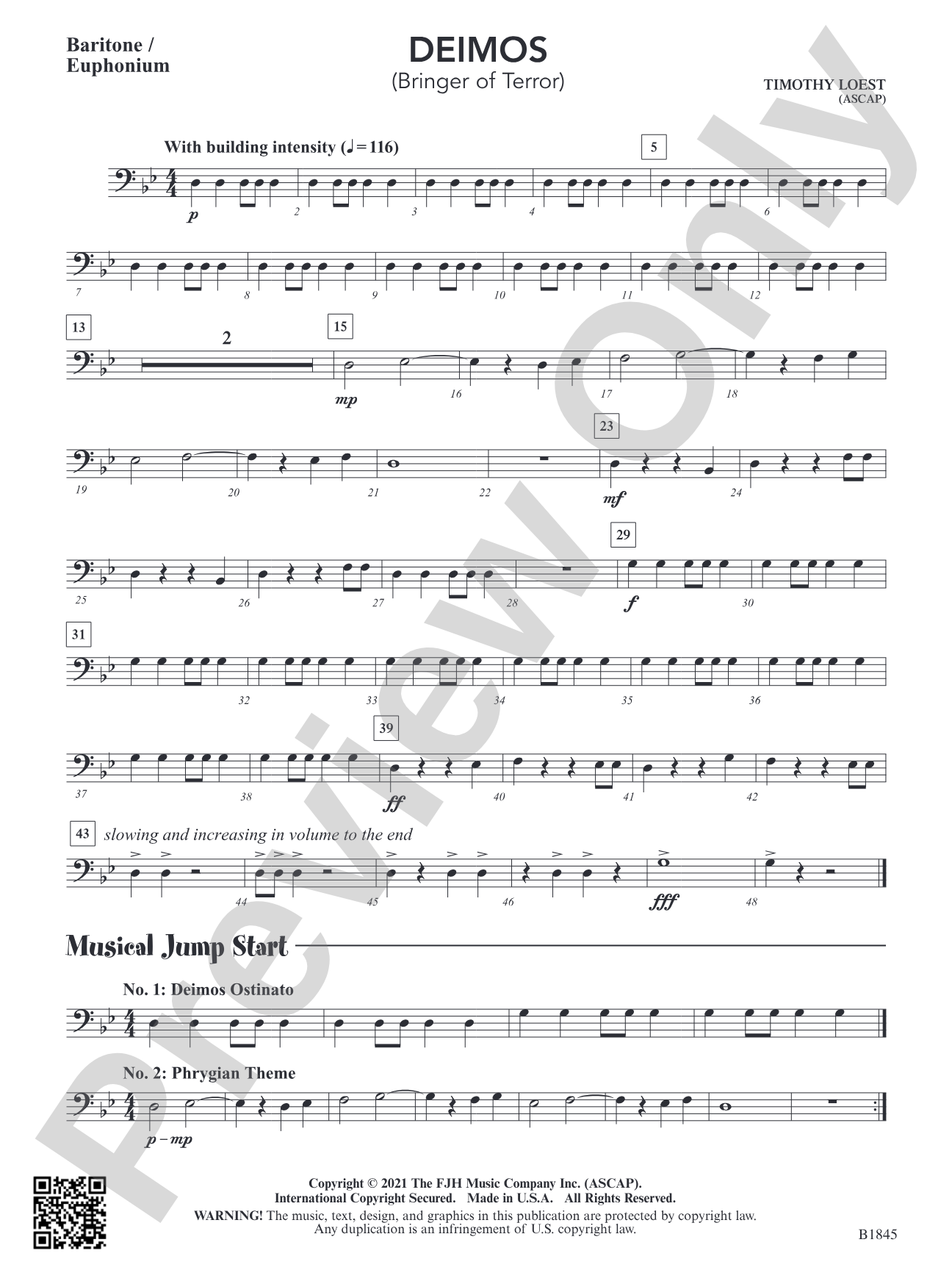 Deimos (Bringer of Terror): Baritone / Euphonium