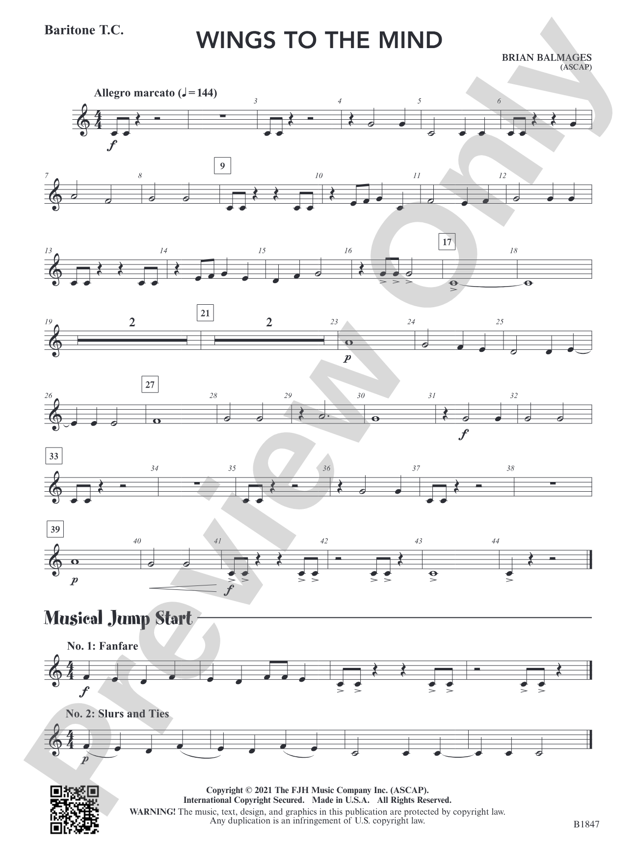 Wings to the Mind: Baritone T.C.