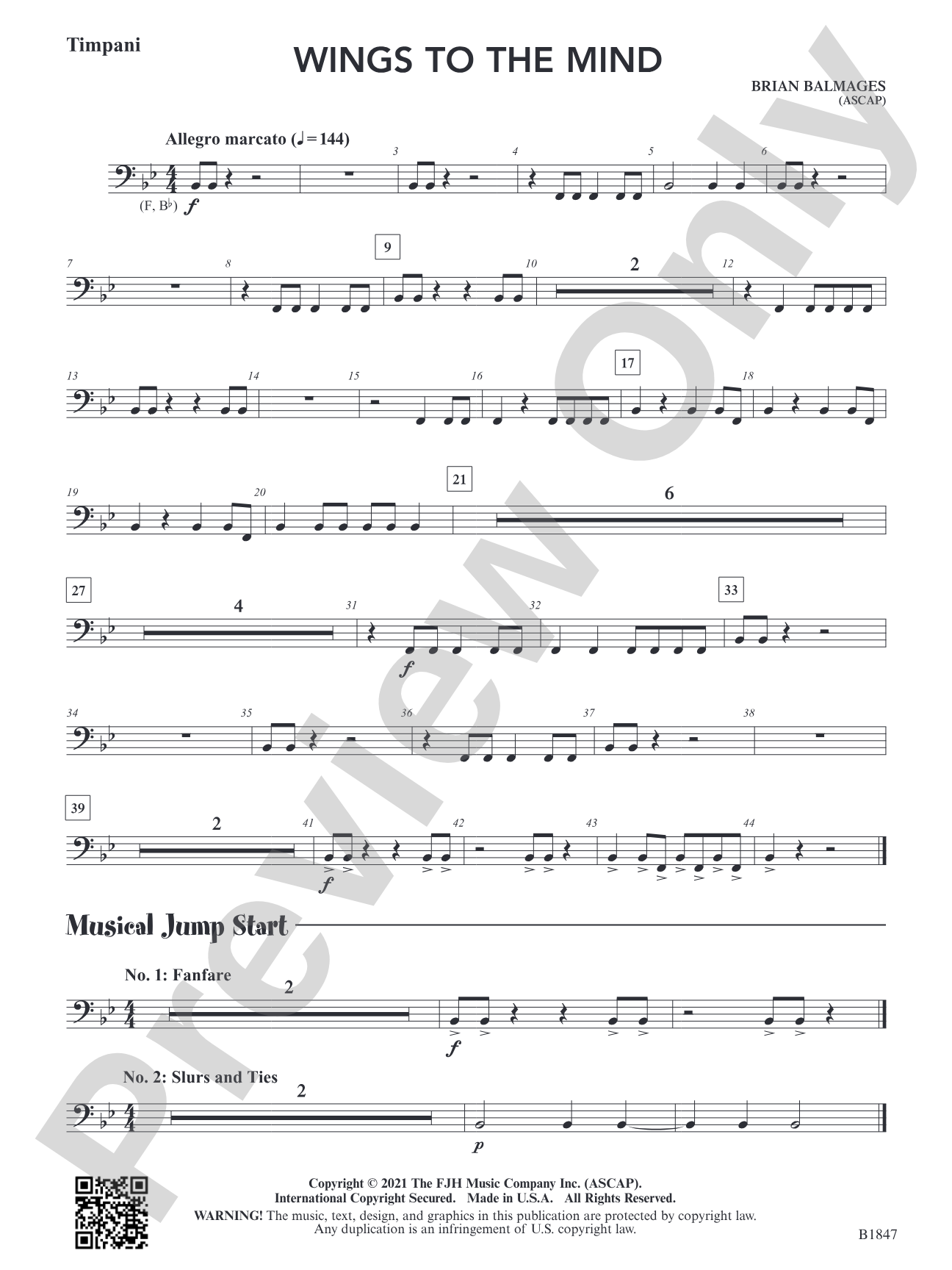 Wings to the Mind: Timpani