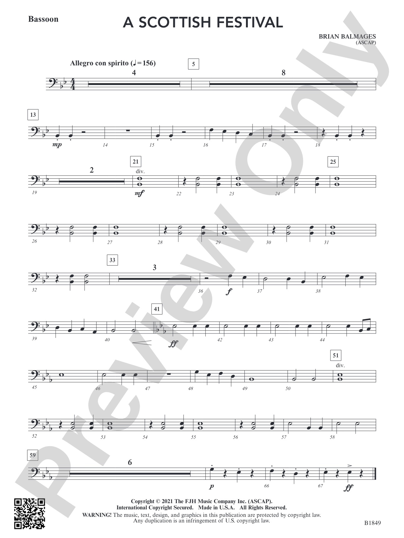 A Scottish Festival: Bassoon