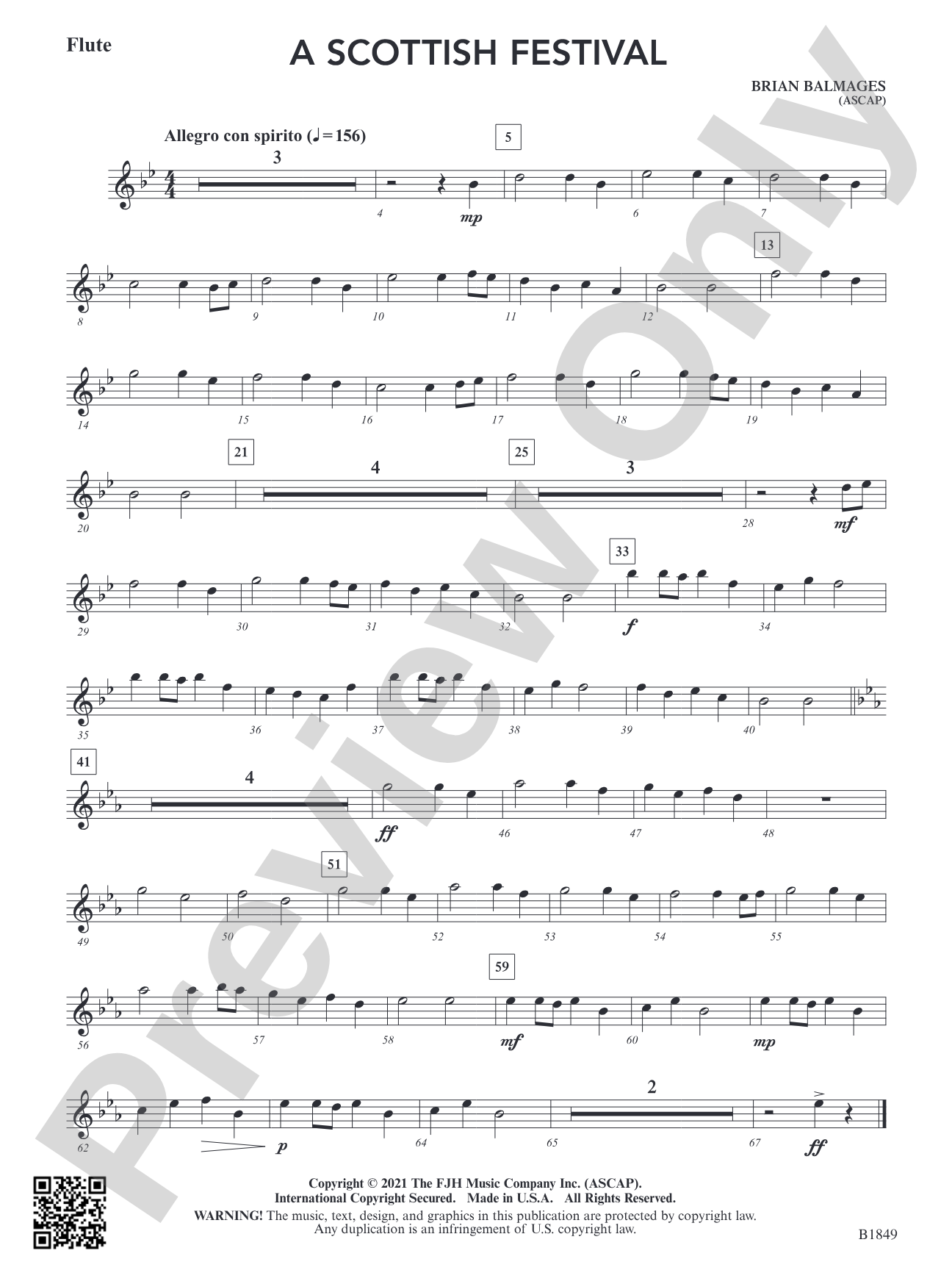 A Scottish Festival: Flute