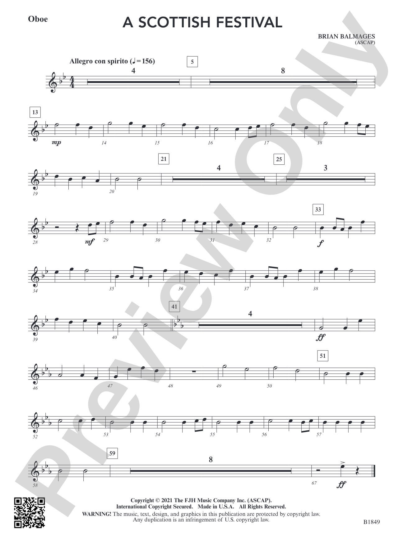 A Scottish Festival: Oboe