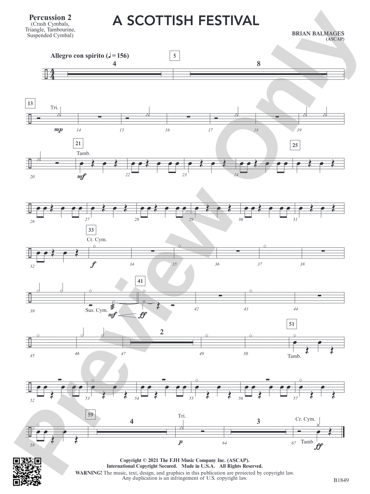 A Scottish Festival: Percussion 2