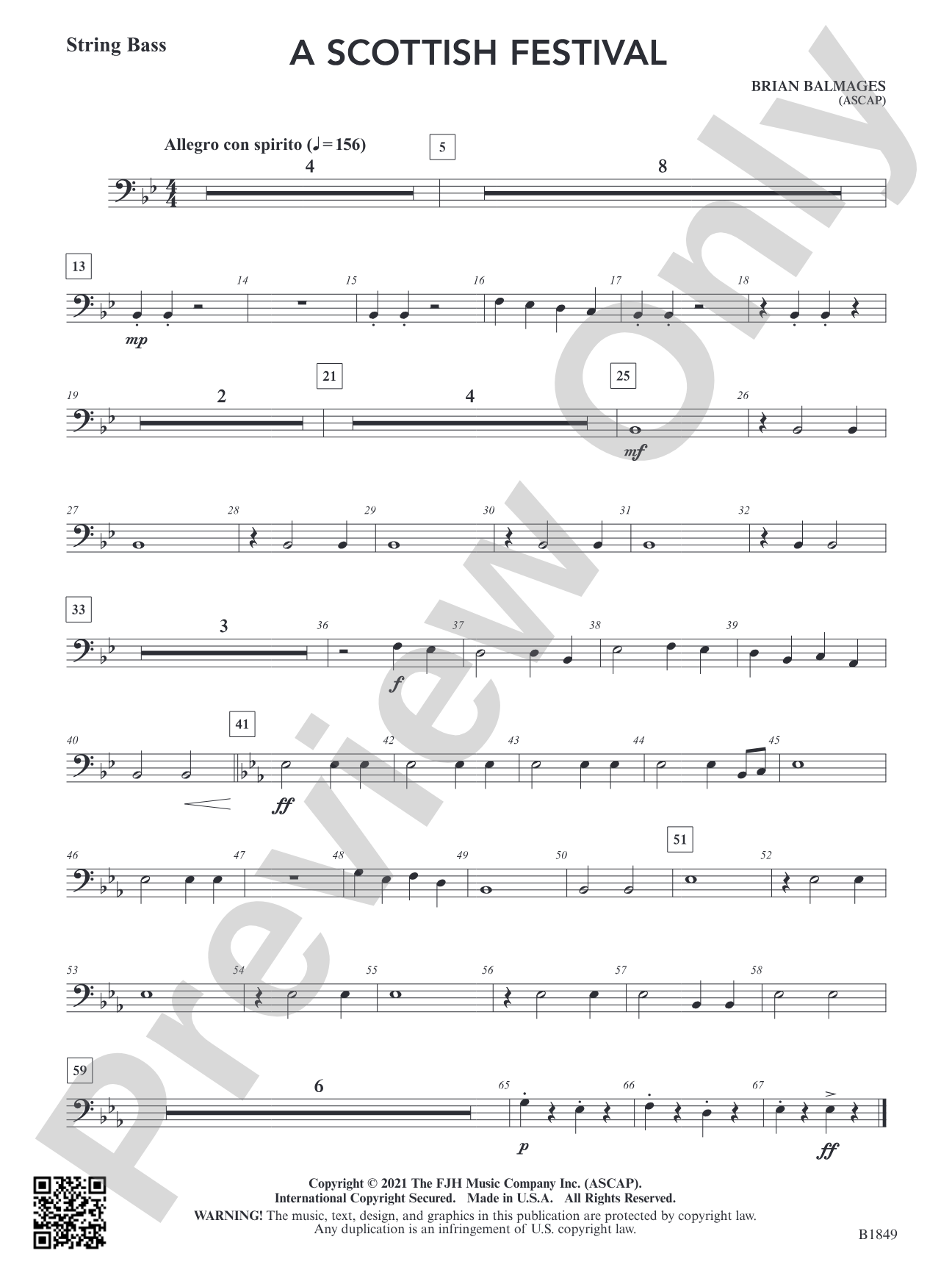 A Scottish Festival: String Bass