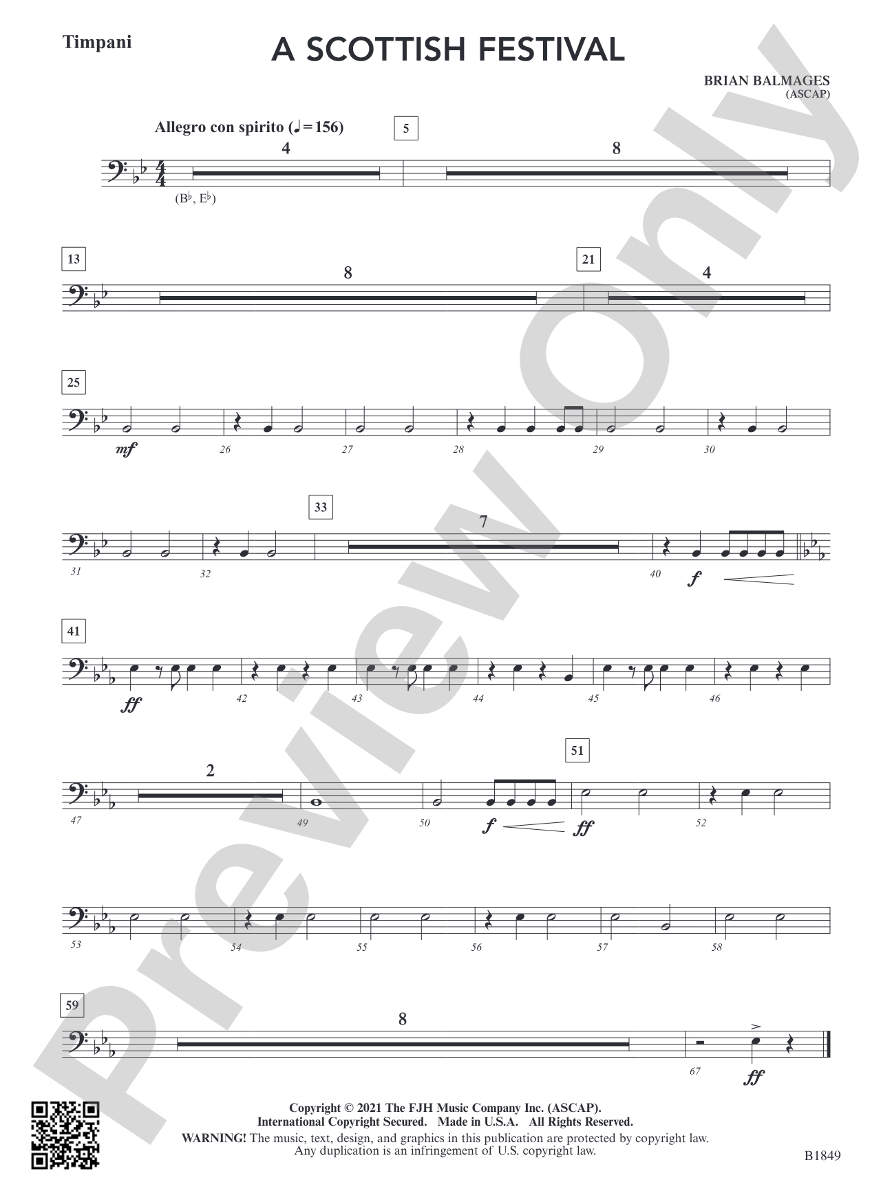 A Scottish Festival: Timpani